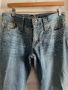 Embellished Light Blue Women's Jeans